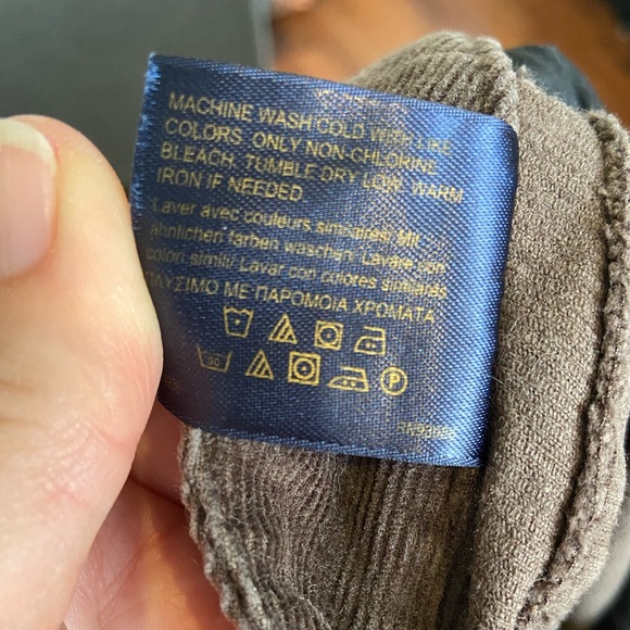 Brooks Brothers Mini Skirt Corduroy Brown Straight Skirt Size 2 - Picture 7 of 9